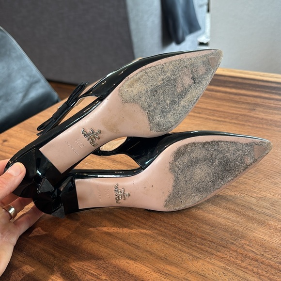 Prada Patent Slingback Pumps - Picture 9 of 11